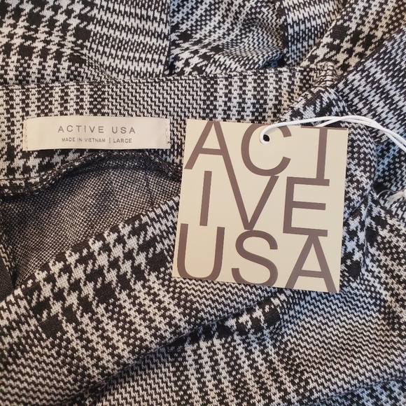 Women's Active USA Houndstooth Trousers - Picture 3 of 4